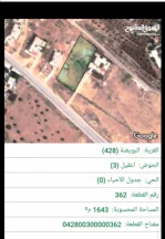 أرض - المفرق بويضة الحوامدة  - 38000 دأ