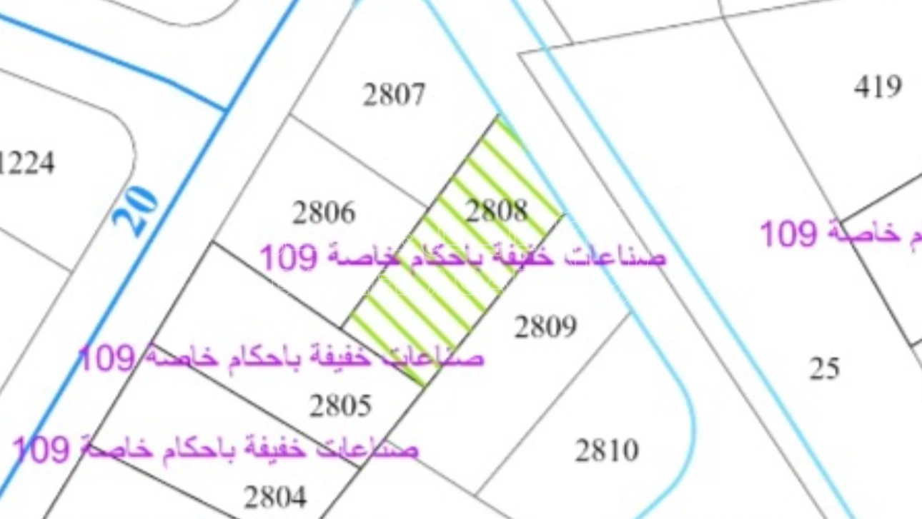 أرض في الجويده - 115,000 دأ - صورة 2