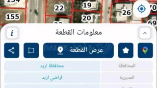 أرض - اربد بشرى بالقرب من دوار الطيارة  - 100000 دأ