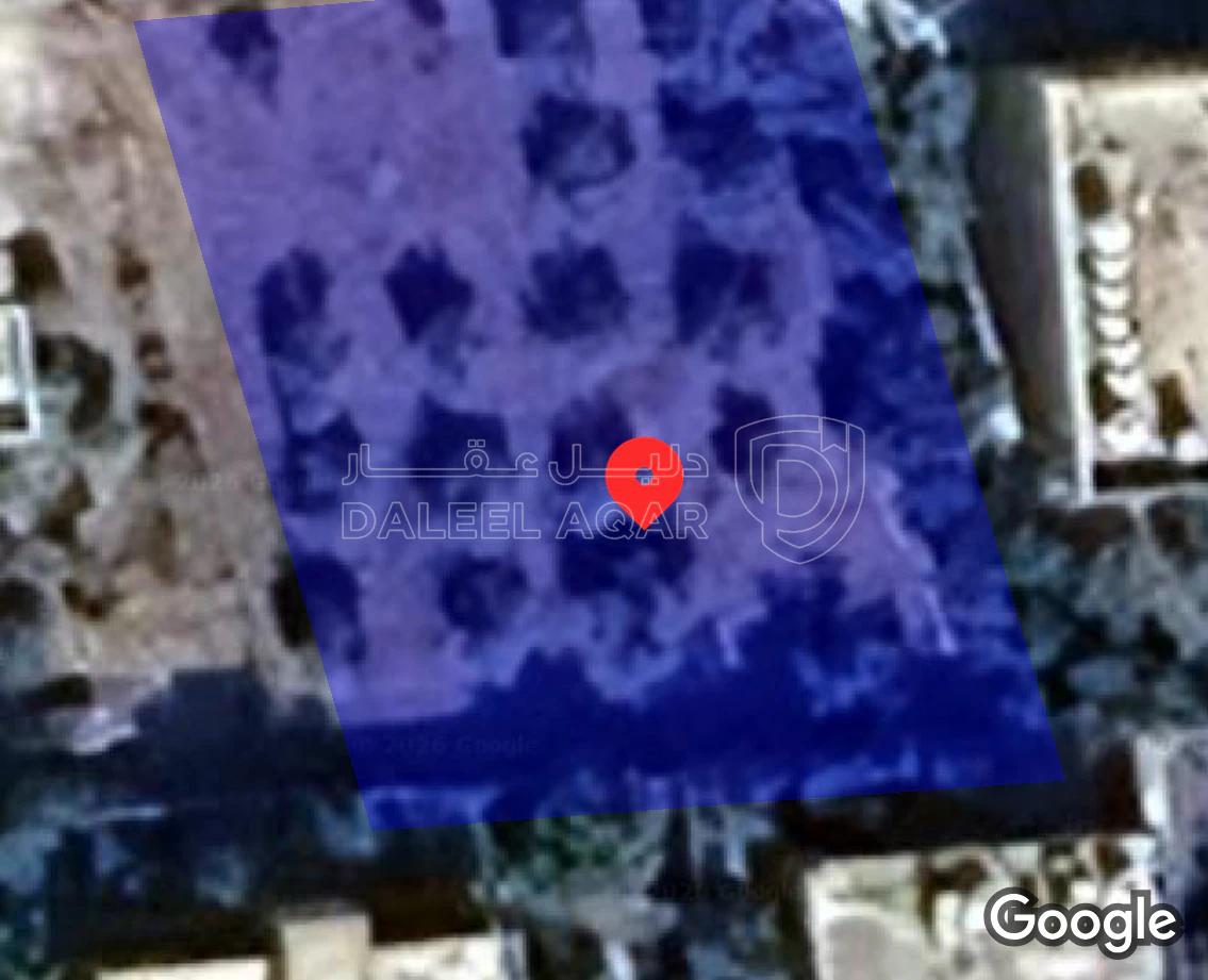 أرض في أرض للبيع الحصن حوض بركة والمطلة مساحة 686  - 55,000 دأ - صورة 1