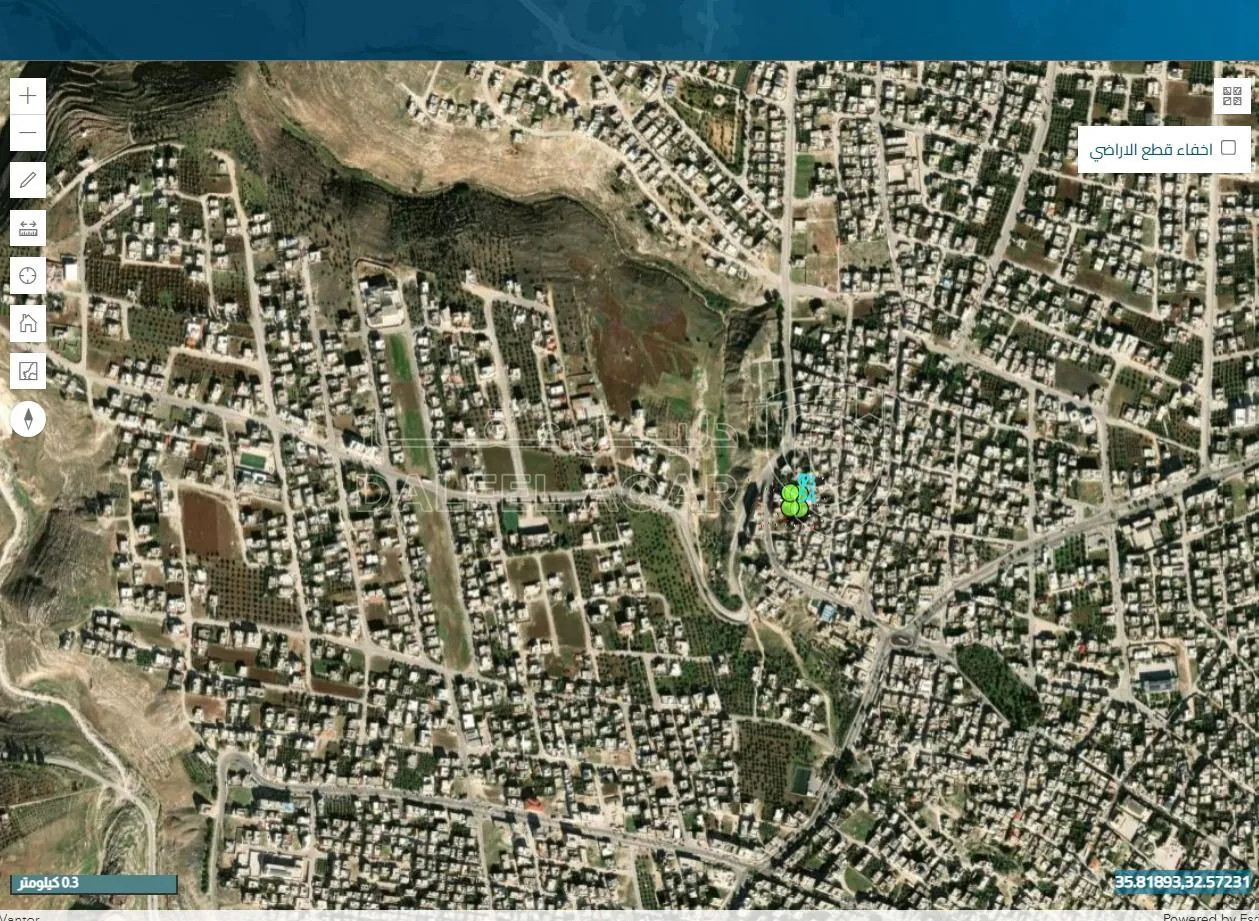 أرض في اربد غرب البارحة مقابل قرية ابان - 5,500 دأ - صورة 1