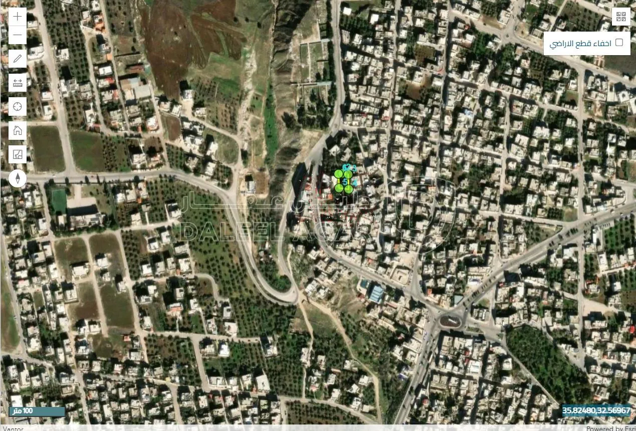 أرض في اربد غرب البارحة مقابل قرية ابان - 5,500 دأ - صورة 1