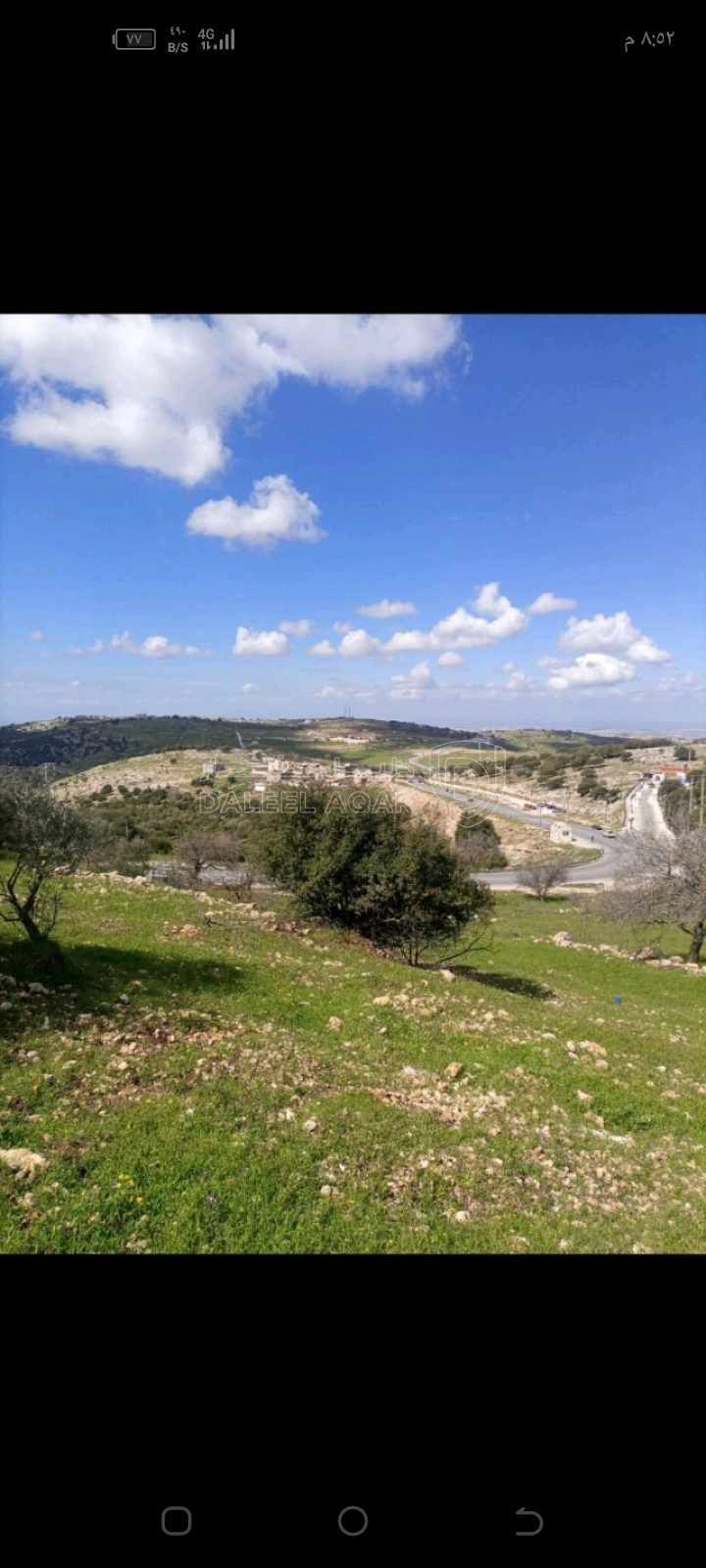 أرض في الشارع الرئيسي عجلون _اربد  - 49,500 دأ - صورة 1