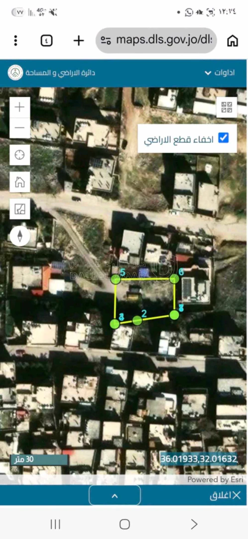 أرض في للبيع ارض عطل الرصيفه 22 الف حوض النقب  - 22,000 دأ - صورة 1