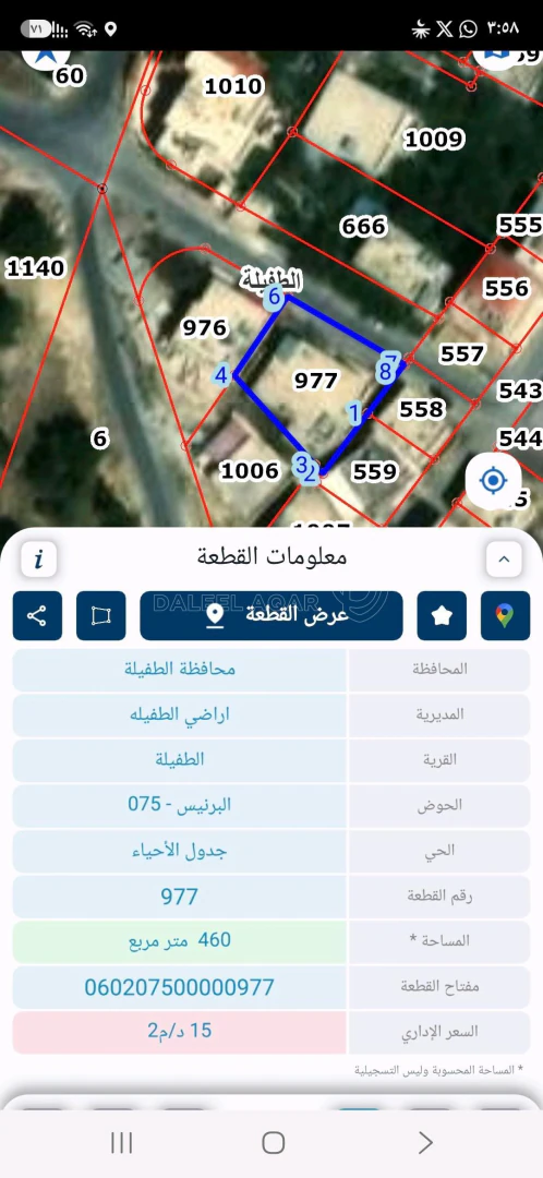فيلا/منزل في الطفيلة _البرنيس - 40,000 دأ - صورة 1