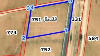 أرض في القسطل الصناعية - 550,000 دأ - صورة 1
