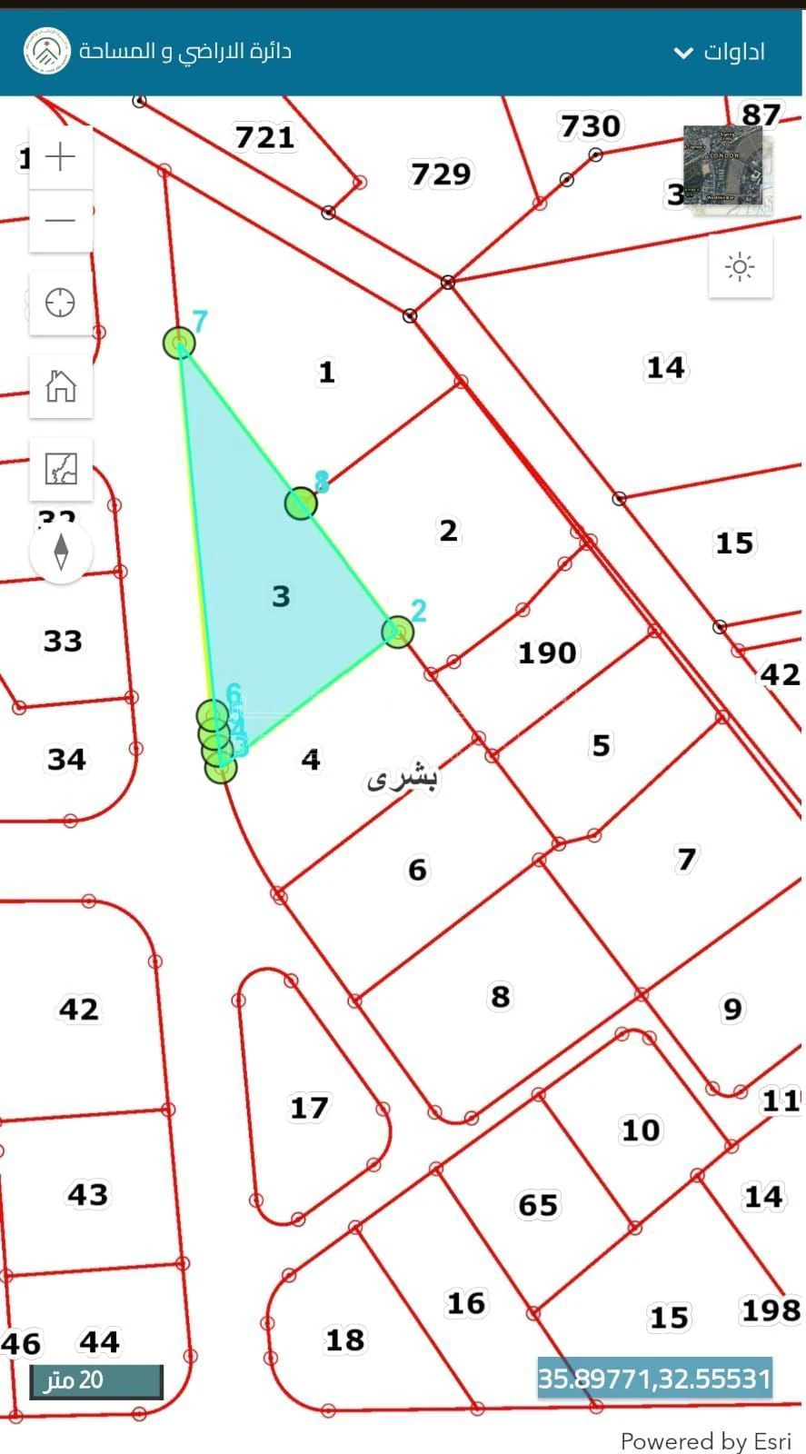أرض في اربد ، بشرى ، البيدر 28 - 53,000 دأ - صورة 1