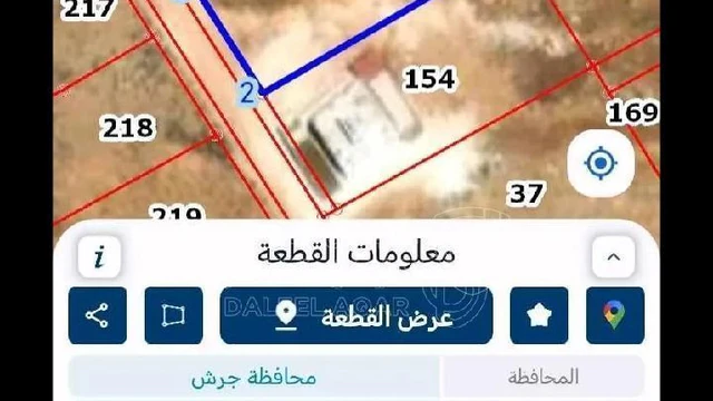 أرض في جرش حوض خلال الزلابيا  - 80,000 دأ - صورة NaN