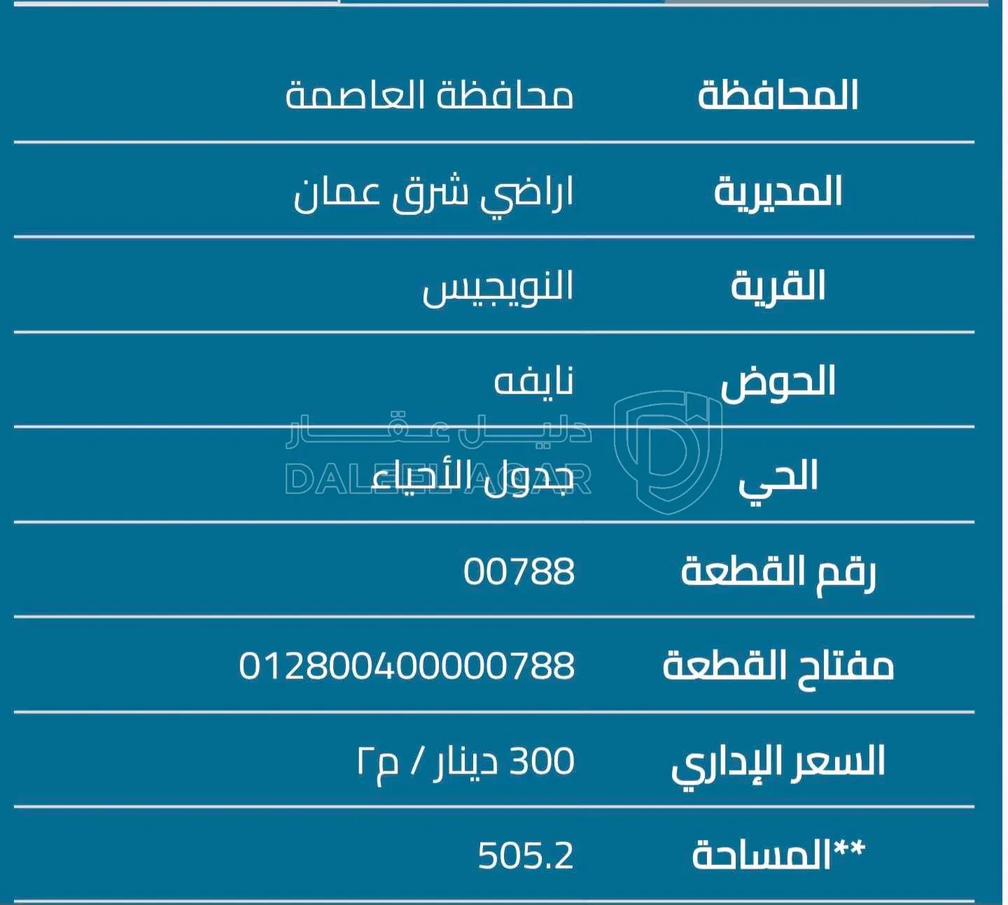 أرض في عمان مقابل وزاره الصحه مباشره - 110,000 دأ - صورة 1