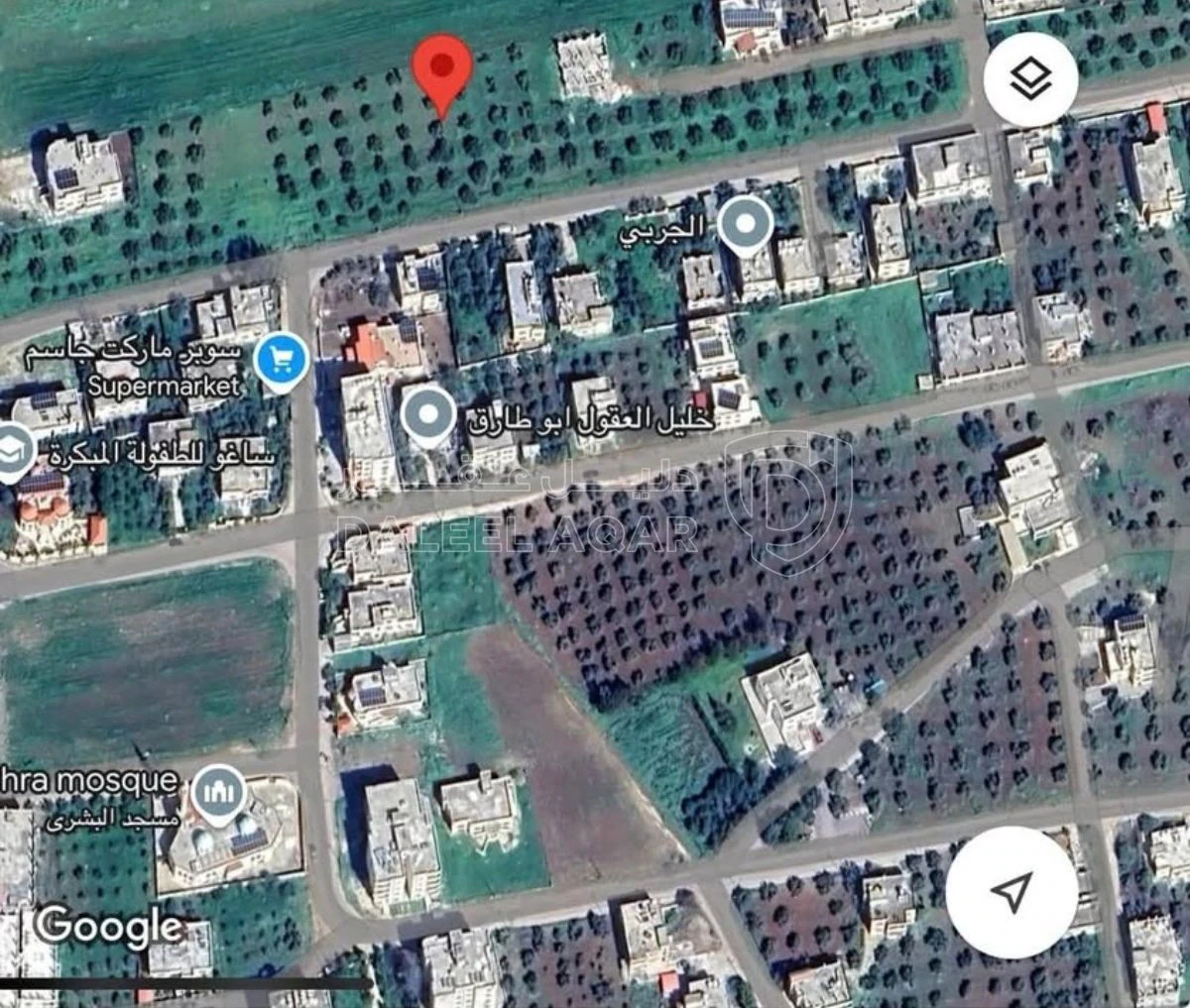 أرض في اربد بشرى شرق دوار بشرى يبعد عن شارع عمان ٧٠٠متر - 94,000 دأ - صورة 1