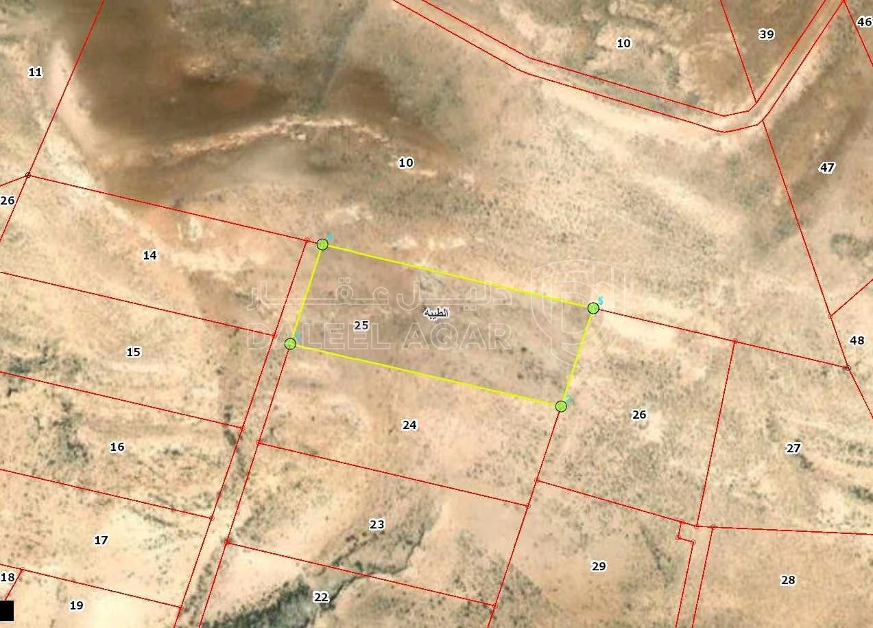 أرض في الكرك المزار الجنوبي الطيبة - 4,500 دأ - صورة 1