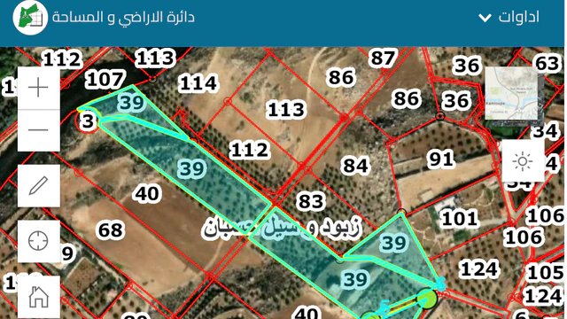 أرض في ناعور قرية زبود وسيل حسبان حوض البواطي 4 دونمات - 150,000 دأ - صورة NaN
