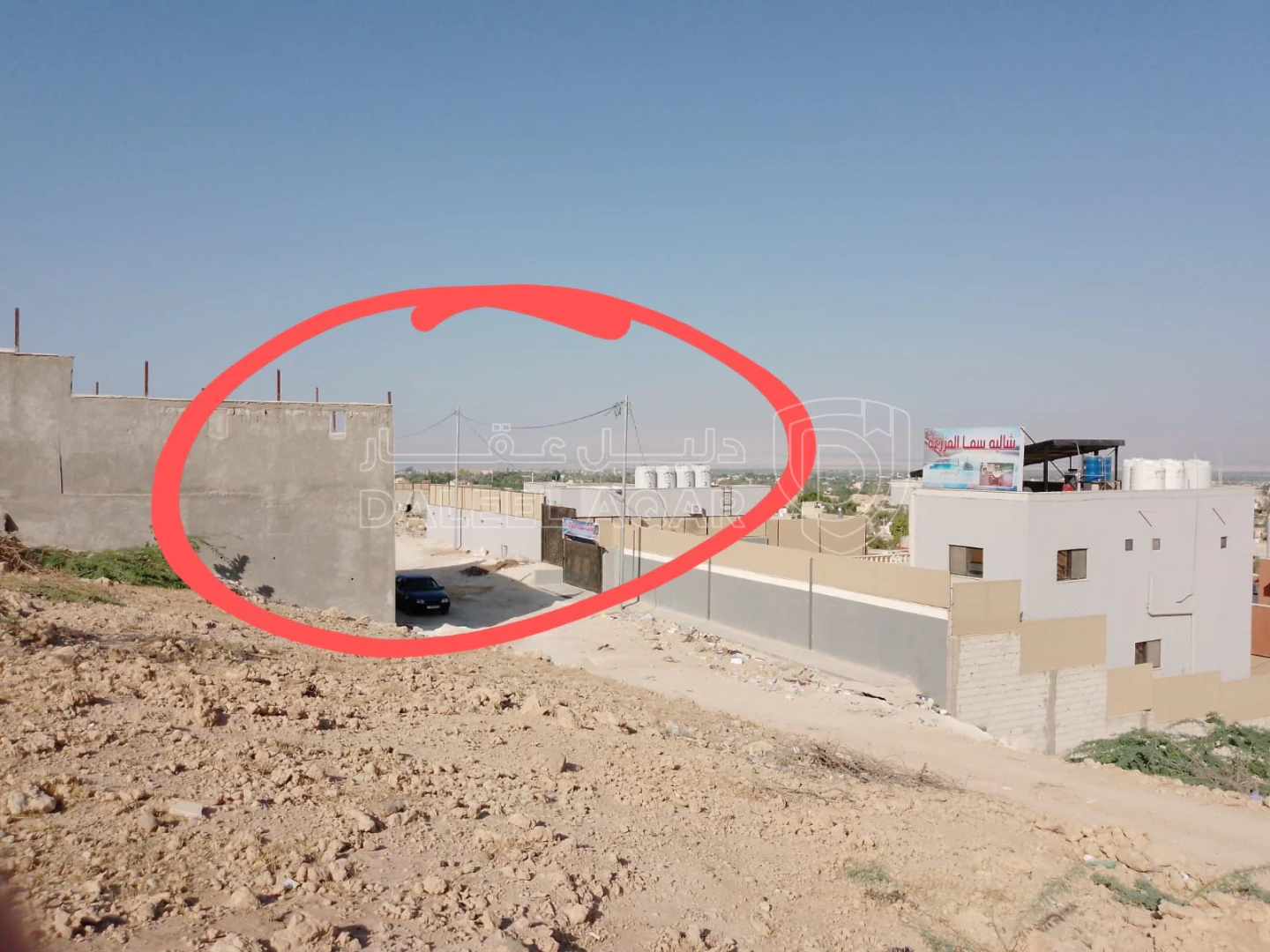 أرض في ارض للبيع في منطقه الروضه الشونه الجنوبيه - 28,000 دأ - صورة 1