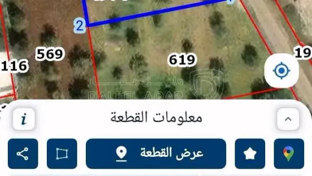 أرض في اربد مثلث كفرجايز قرب قوسه سما الروسان  - 35,000 دأ - صورة 1