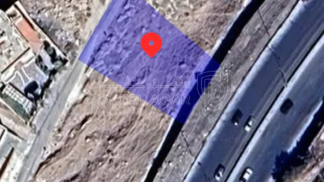 أرض - عين الباشا شارع رئيسيوشارع فرعي للارض على منسوب  - 75000 دأ