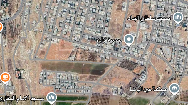 أرض - عين الباشا - 55000 دأ