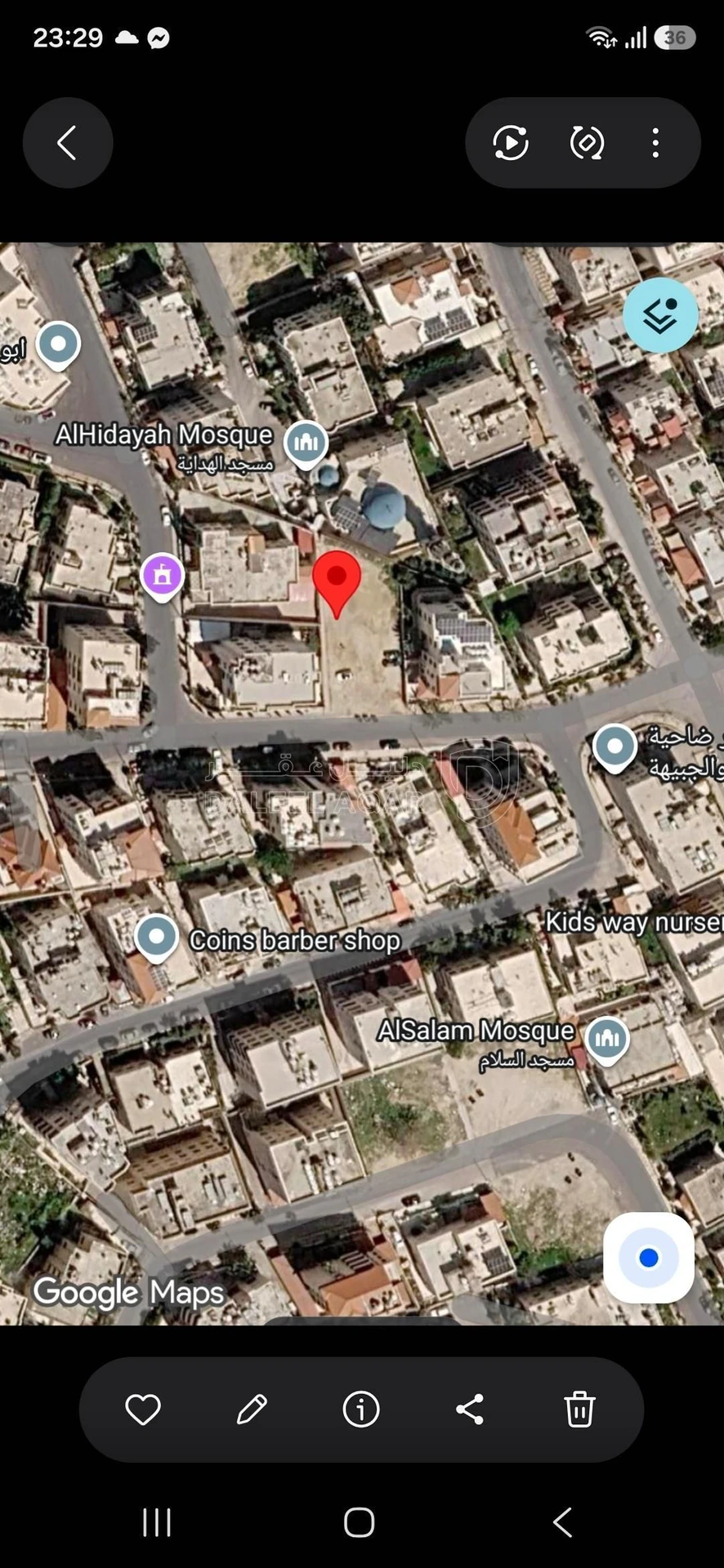 أرض في ارض للبيع مساحة دونم الجبية قرب الكلية الاسلامية  - 400,000 دأ - صورة 4