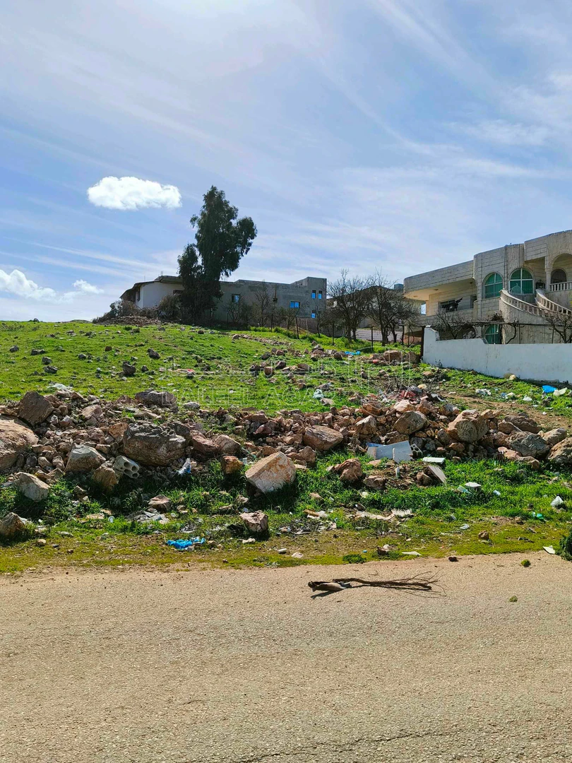 أرض في عجلون عبين بالقرب من الشارع الرئيسي - 42,000 دأ - صورة 1