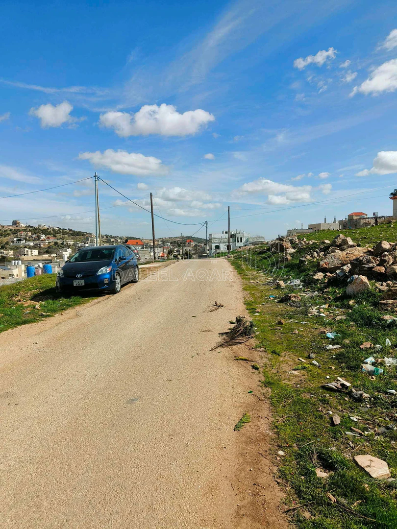 أرض في عجلون عبين بالقرب من الشارع الرئيسي - 42,000 دأ - صورة 1