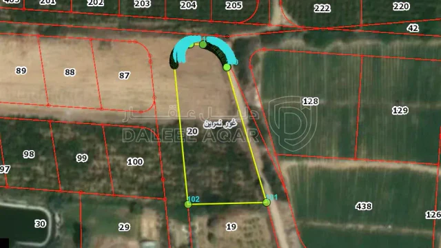 أرض في الشونه الجنوبية بجانب قصر التلهوني - 99,000 دأ - صورة 1