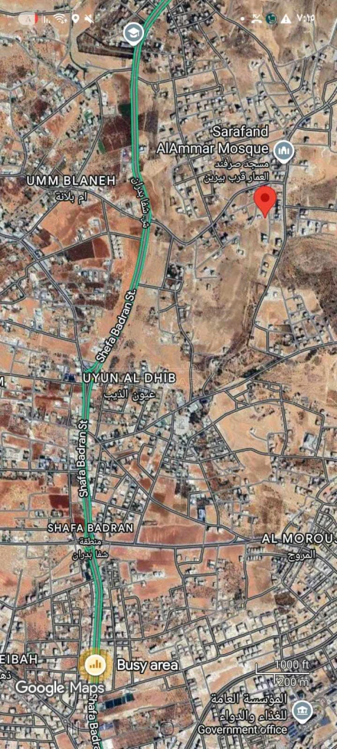 أرض في عمان/شفا بدران- عيون الذيب - 125,000 دأ - صورة 1