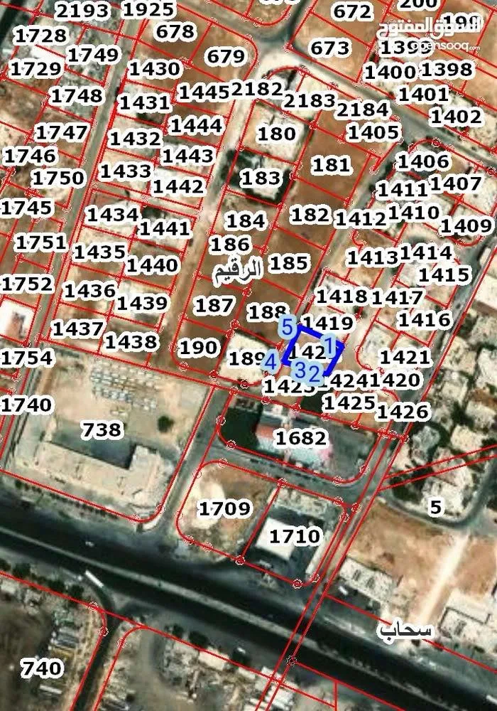 أرض في قطعه ارض مميزه للبيع بسعر ممتاز - 50,000 دأ - صورة 1