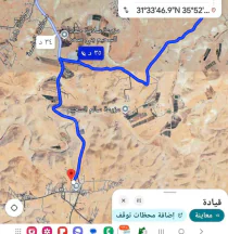 أرض في قطعة ارض مميزه على شارعين جنوب عمان الرميل - 5,000 دأ - صورة NaN
