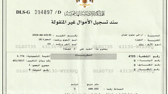أرض في ارض تجاري للبيع ٦٩٨م على شارعين - 48,000 دأ - صورة 1