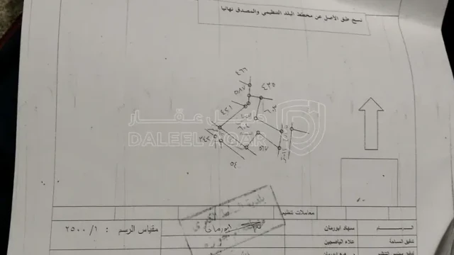 أرض - السلط ام جوزه وسط البلد خلف البلديه ب 800 متر  - 90000 دأ
