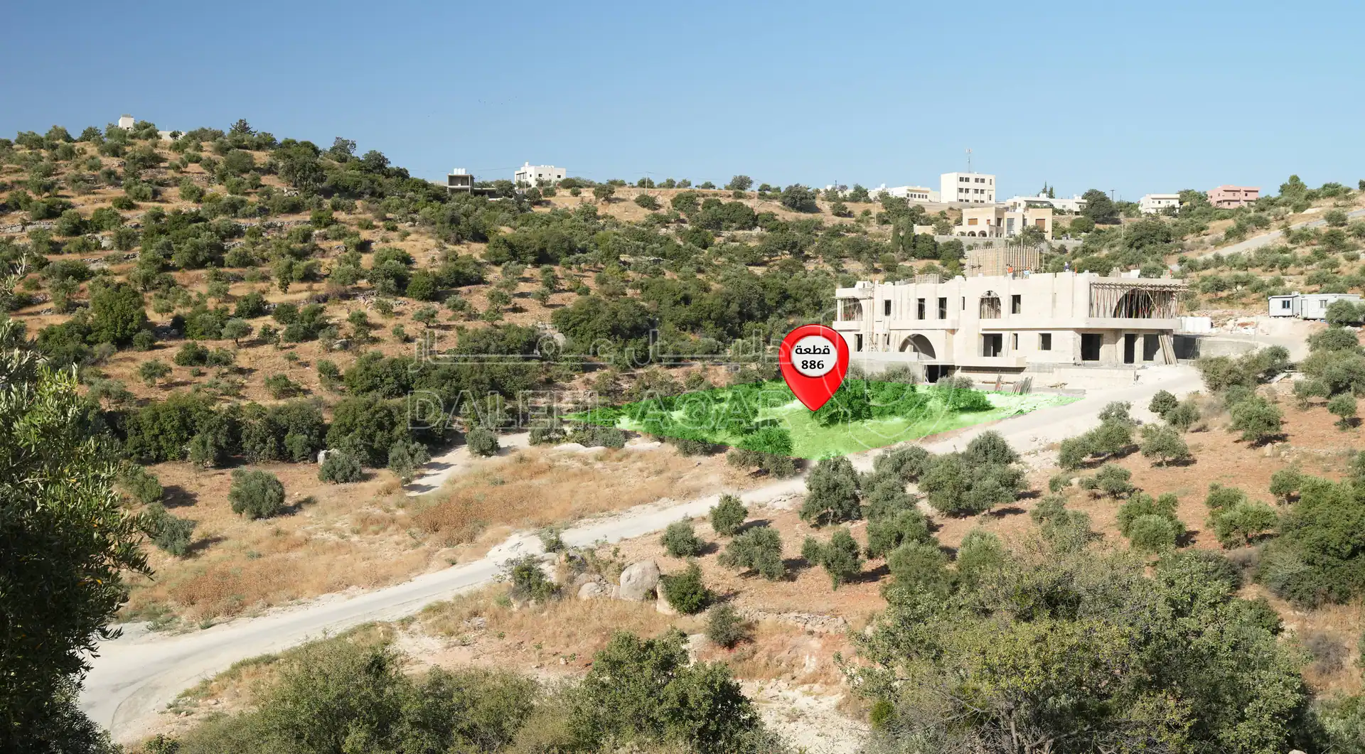 أرض في أرض سكنية للبيع في بدر الجديدة 4كم عن دوار السوسنة - 155,000 دأ - صورة 1