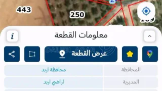 أرض - ارض زراعيه للبيع  - 62000 دأ