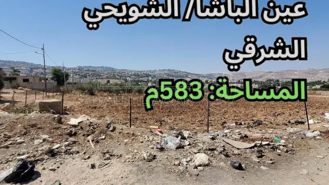 أرض - عين الباشا - قرب الشركة العربية لصناعة الألمنيوم - 49000 دأ