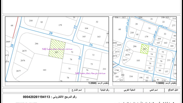 أرض - صناعات متوسطة الرجيب - 300000 دأ