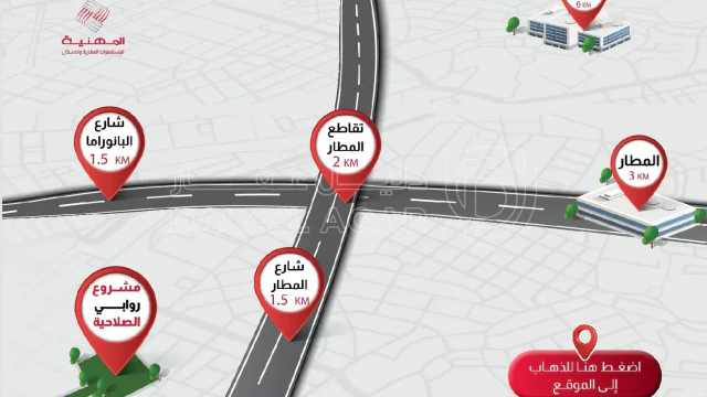 أرض - قرية الصلاحية - امتداد طريق المطار - 27500 دأ