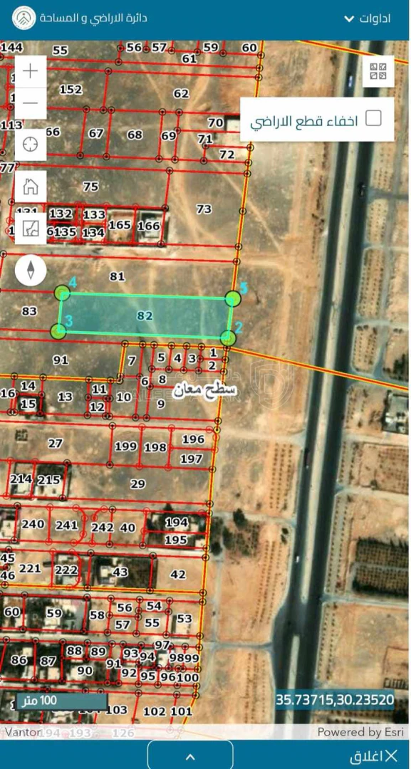 أرض في حصة 96 متر ضمن 7 دونمات على الشارع الرئيسي - 1,000 دأ - صورة 1