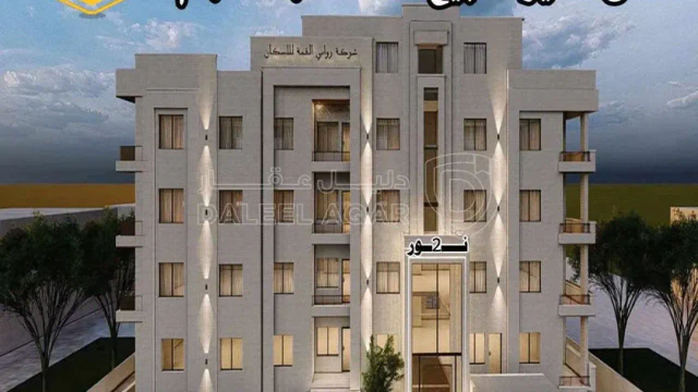 شقة - اربد دوار صحارى باتجاه قصر العوادين - 57000 دأ