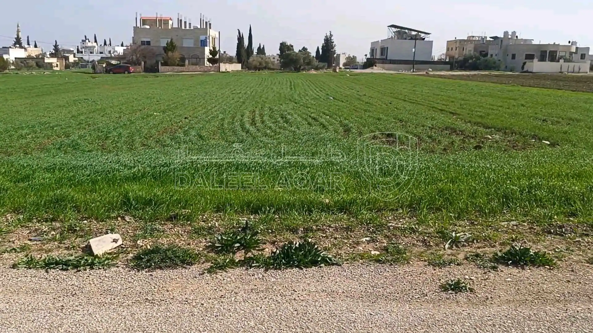 أرض في ارض للبيع في اربد حواره المساحه المسجله 807 متر - 85,000 دأ - صورة 1