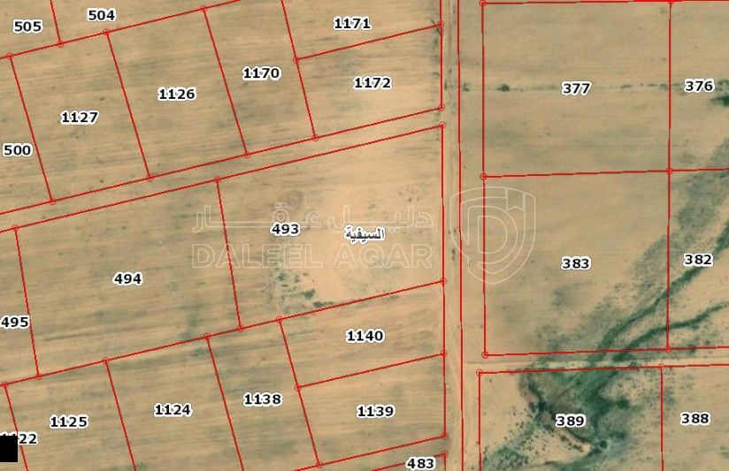 أرض في السيفية قرب المطار - 58,000 دأ - صورة 1