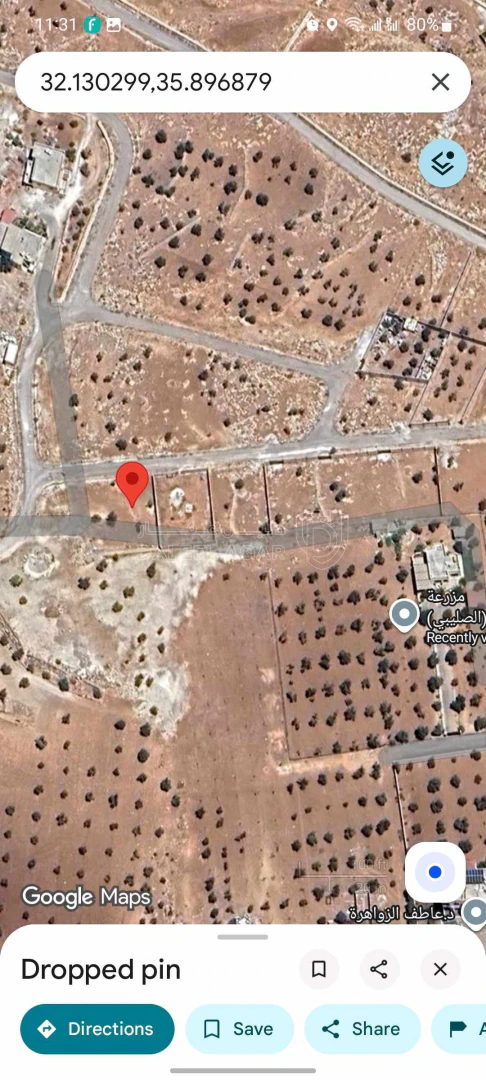 أرض في الزرقاء الكمشة حوض الميدان - 24,000 دأ - صورة 1