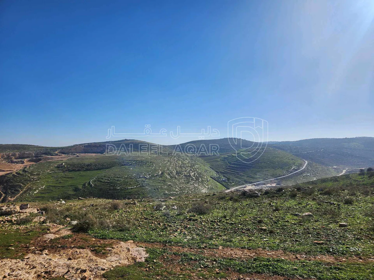 أرض في الحصن / بين شطنا و عجلون  - 175,000 دأ - صورة 1