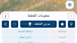 أرض في الموقر قرية المديسيسات حوض الشمالي قرب مزرعة فيصل  - 22,000 دأ - صورة 1