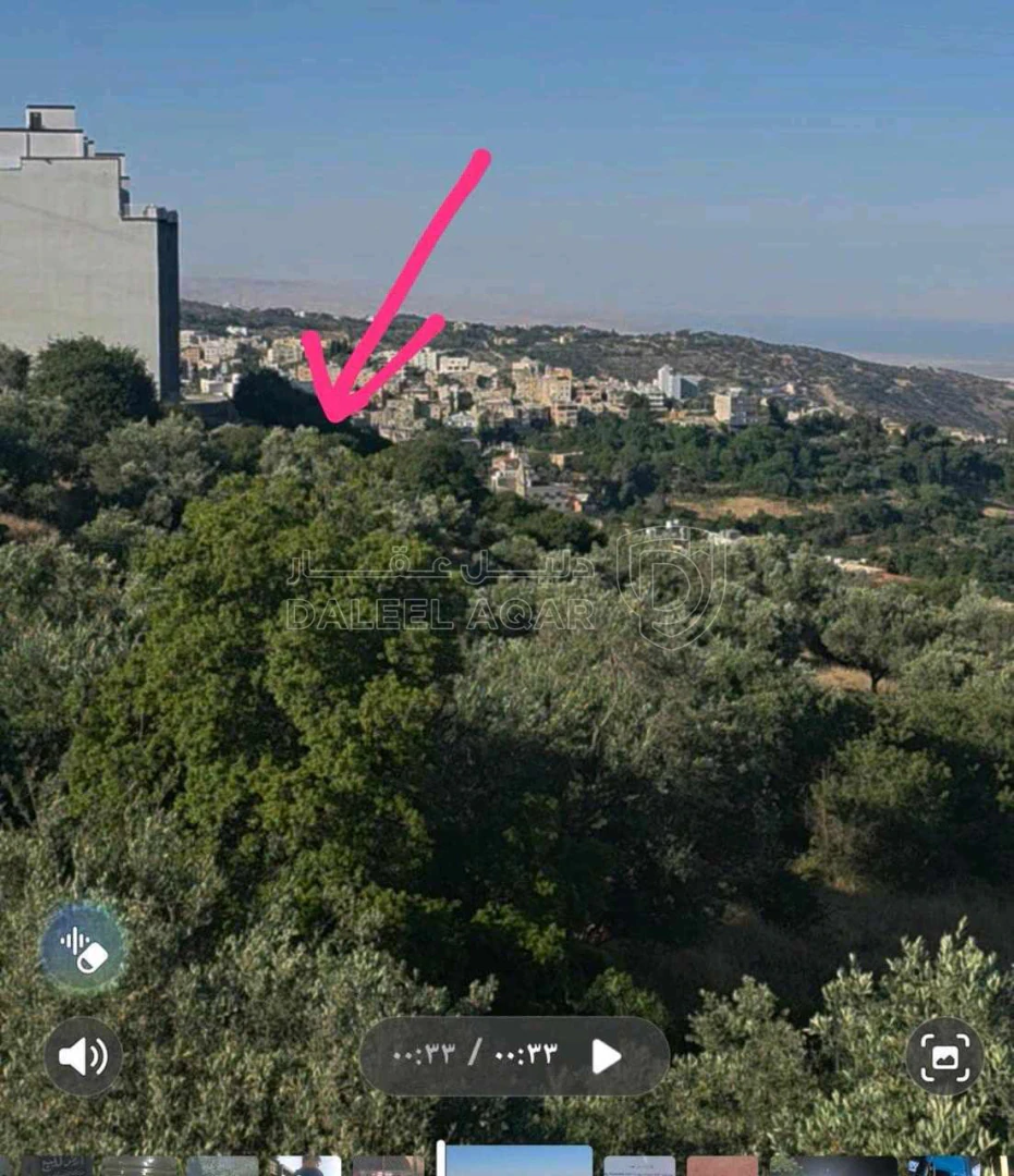 أرض في قطعه ارض مميزه اطلاله على فلسطين في الفحيص - 153,000 دأ - صورة 1