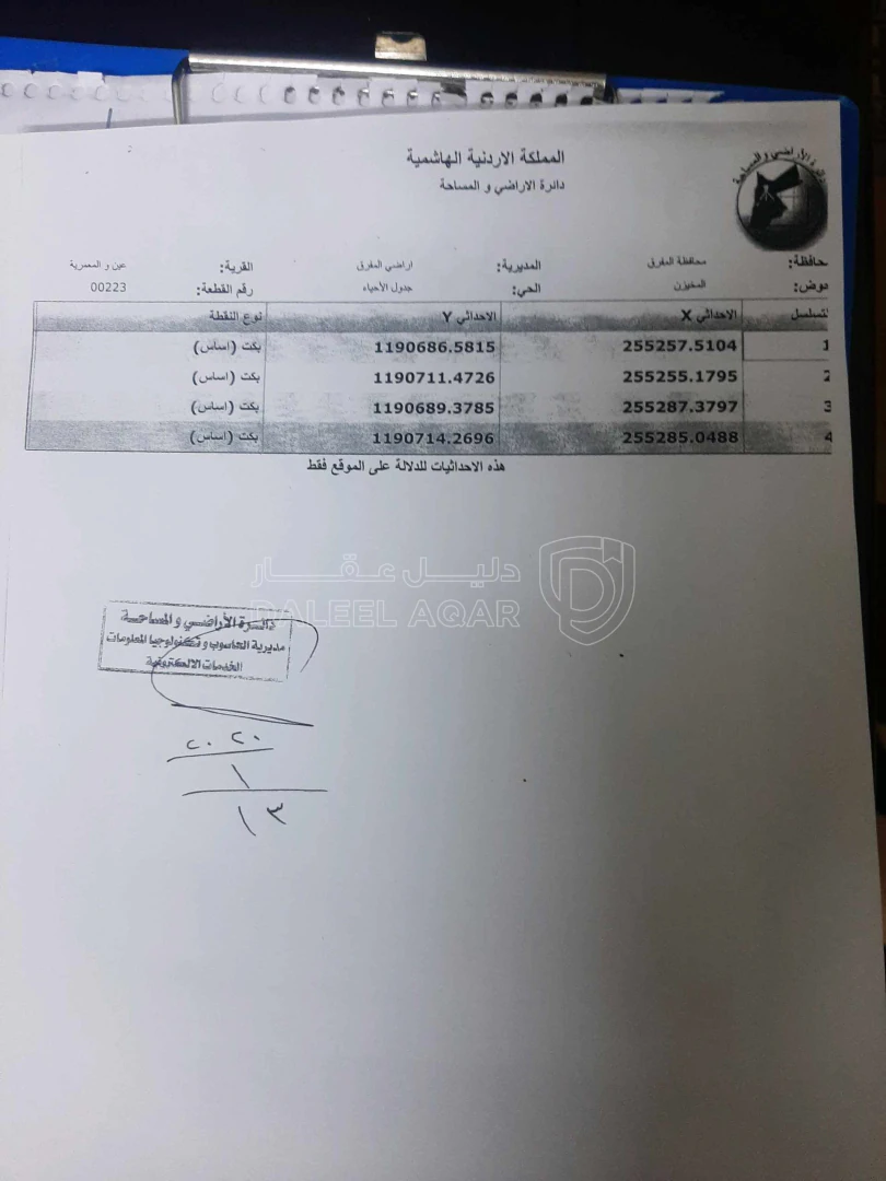 أرض في قطعة أرض في حي الراشدين في ضاحية الروابي/ بلعما - 6,000 دأ - صورة 1