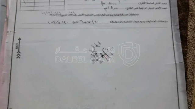 أرض في الزرقاء حي نصار جريبا   - 22,000 دأ - صورة 1