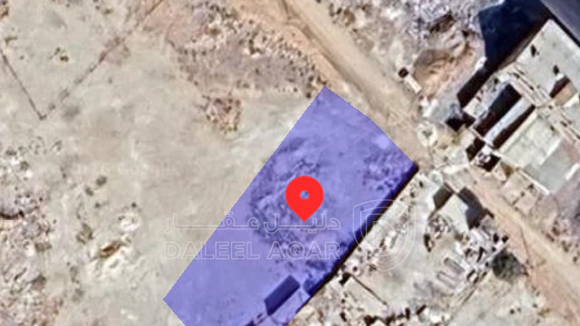 أرض في الهاشمية غرب الشارع الرئيسي  - 70,000 دأ - صورة NaN