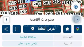 أرض - خريبة السوق طريق السوق المركزي - 360000 دأ