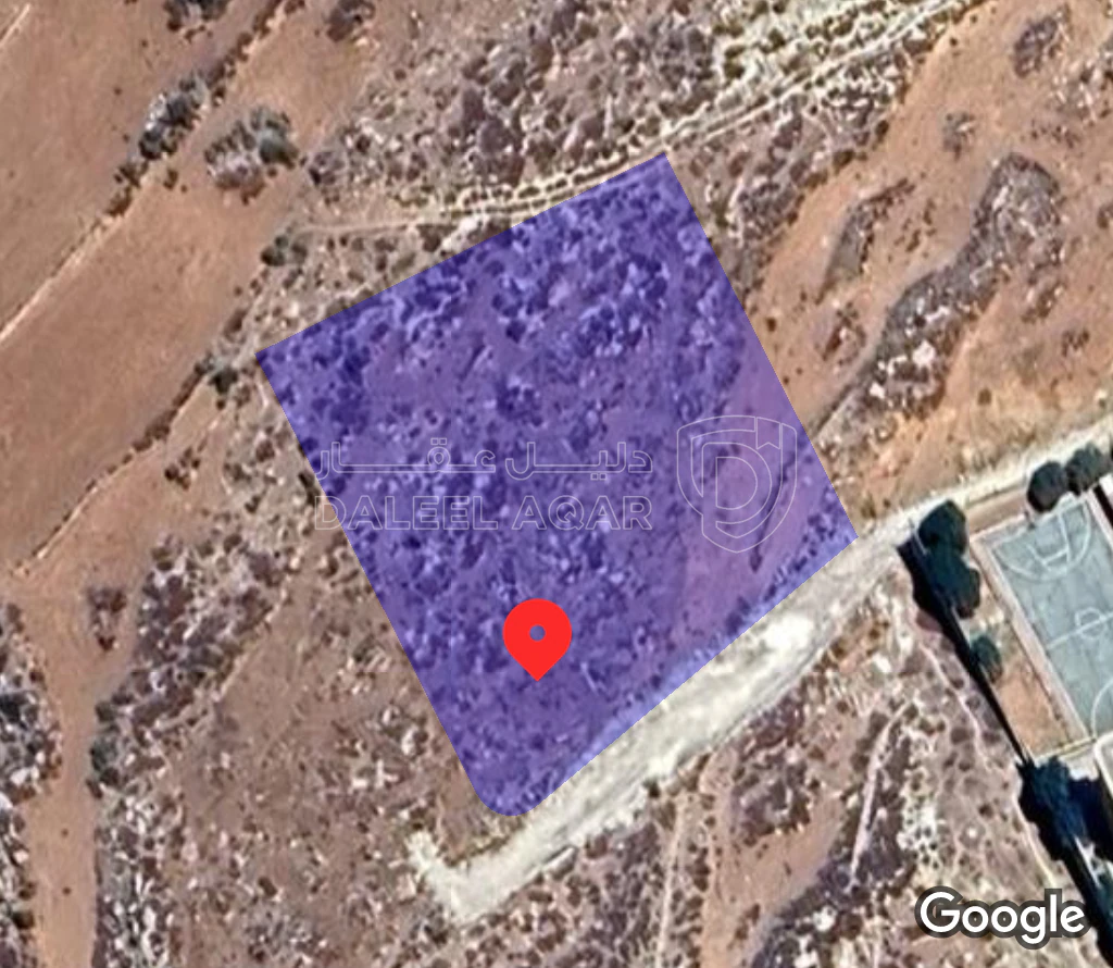 أرض في شارع الاردن منطقه الناصريه قريبه من مطعم قصر الجبل - 95,000 دأ - صورة 1