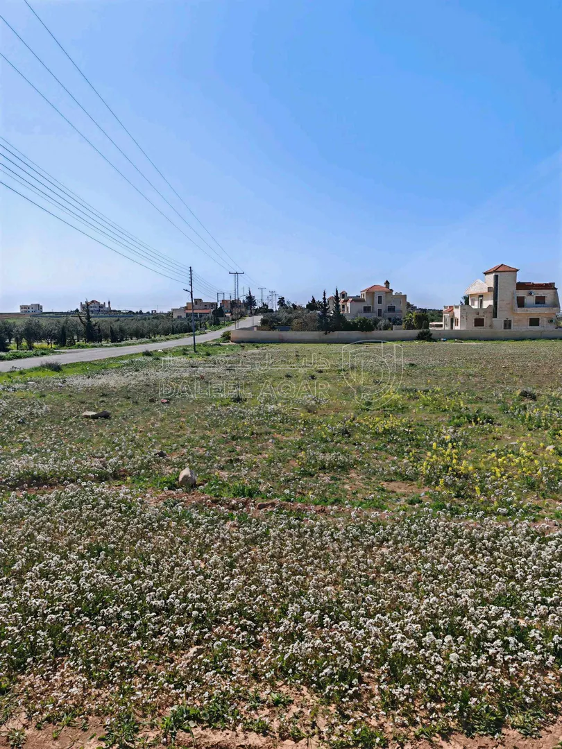 أرض في جلول،مرتفعة مطلة على مادبا - 31,000 دأ - صورة 1