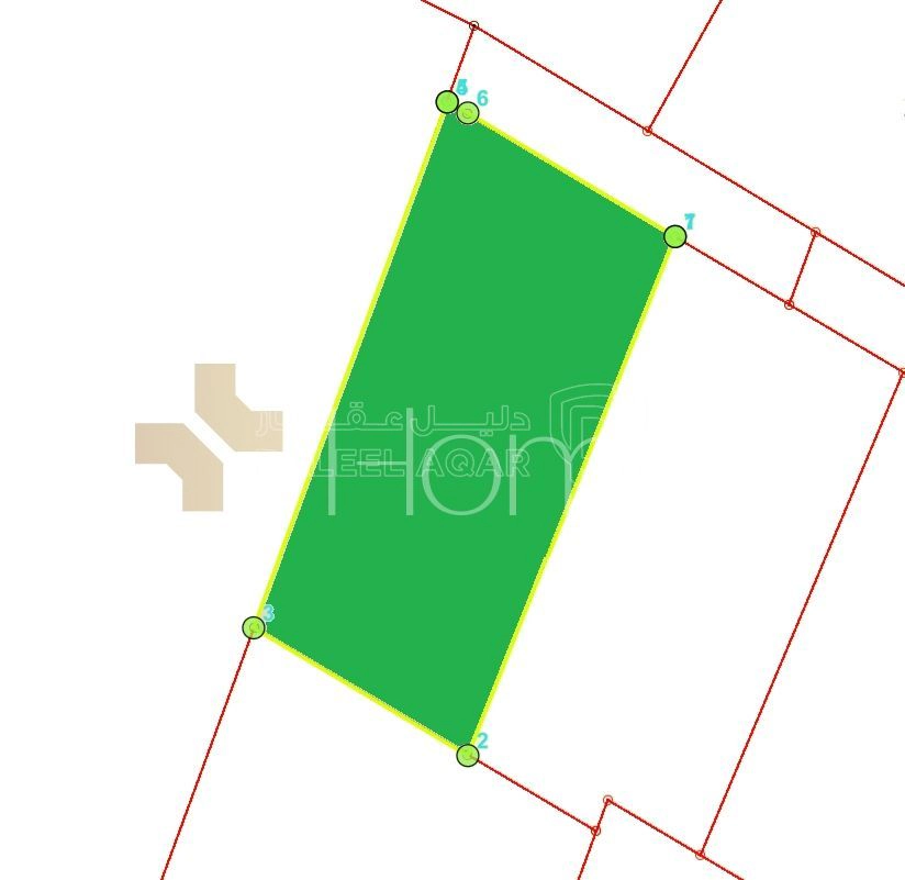 أرض في ارض للبيع في شارع 100 بمساحة ارض 1206م - 72,000 دأ - صورة 1