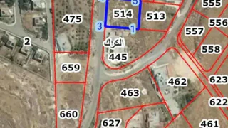 أرض - الكرك_ بين عزرا والثلاجة  - 16000 دأ
